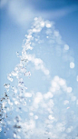 蓝色水花补水产品H5背景素材 水珠 设计图片 免费下载 页面网页 平面电商 创意素材
