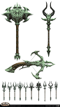 World of Warcraft - Domination Armor and Maldraxxus Armor Concepts, Matthew McKeown : Concept art for Domination armor and Maldraxxus armor