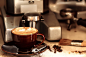 咖啡机自制香浓咖啡图片