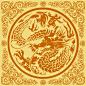 古典中国龙纹矢量