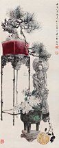 孔小瑜（1899－1984），原名宪英，生于慈溪庄桥孔家村。他一生以画为乐，初在沪上活动，后赴香港，1951年毅然北返，参加内地建设；1955年后，应邀赴安徽艺术学校执教，兼任安徽画院副院长，并被选为安徽省人大代表。晚年任职安徽艺术学校教授，安徽画院副院长，省人大代表。历任上海文艺书画院画师、安徽艺术学校教师、安徽书画院副院长、中国美术家协会安徽分会理事。
         早年曾供职报关行，多有出差机会，得以见识天南地北，业余绘画更进，二十年代中，经父执王一亭向书画店推荐，转行成职业画家。  擅长花卉