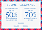 Summer Clearance