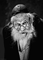 ♂ Black and white man portrait "Are you talking to me..." : ) by Osher Partovi