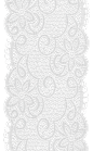 白色蕾丝边框分割线镂空透明免抠PNG图案合成美化素材 (150)