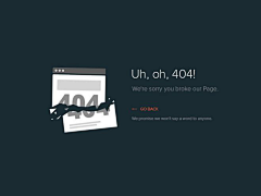 沐小爪采集到404页面
