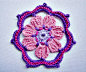 Camille  Crochet Flower Pattern : Useful and lovely Crochet Motif!  *******************************  SIZE: (+- ) 10.0cm About 4 inchs  *with my yarn!   You can make with other types...  You do not have images step by step with this pattern, but you have a