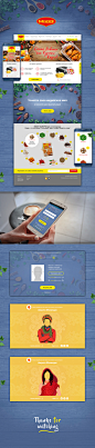 Maggi : Creating a website design and mobile version of Maggi. the development of the user interface.