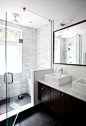 Classic Contemporary Washroom - contemporary - bathroom - toronto - Melissa Davis