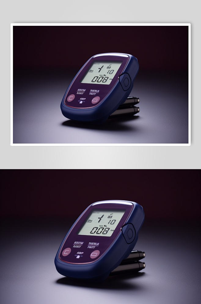 AI数字艺术血糖测量仪医疗仪器摄影图片-...