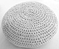 Crochet Pouf Ottoman Floor Cushion PDF pattern - English (US terms) and Dutch pattern available - Instant Download #手工# #家居# #原创# #编织#