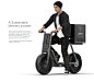 AIRA - A Sustainable Delivery Scooter : Aira is a sustainable electric scooter for food delivery mainly. By using the paths of thousands of delivery everyday just in China, Aira contributes to the elimination of atmospheric pollutants thanks to its purify