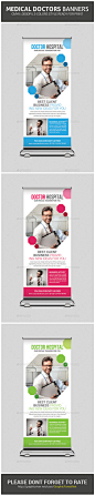 Medical Health Plan Rollup Banner Template - Signage Print Templates