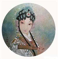 雪若芷兰采集到美人如画（中国风）