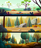 Stylized backgrounds, Giulia Nuccetelli : Something very out of my comfort zone! 
Actually I enjoyed drawing these backgrounds.