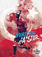 ESPN / EURO 2016 illustrations : To celebrate the UEFA Euro 2016 tournament, ESPN decided to create a series of 25 posters, highlighting the best players.The concept is to use for each posters the same catchphrase "More Than…" then customizing i