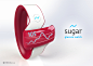 Sugar : Sugar is a flexible and stylish smart watch designed for diabetics. Sugar is a concept developed by BOLTgroup, a product and brand innovation firm in Charlotte, NC.