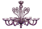 Murano Glass Viola Chandelier