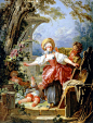 【油画流派·洛可可画派】法国Jean Honore Fragonard（弗拉戈纳尔）