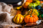 Thanksgiving decoration on rustic wooden background by Alena Haurylik on 500px