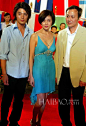 霍建华、关之琳亮相2004年第7届上海国际电影节开幕式红毯