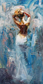 Canvas Art PRINT of My Figure Acrylic Painting Rainy Day Woman of New York 17 on Etsy, $65.00: Acrylic Paintings, Emerico Toth, Art Prints, Emerico Imr, Imr Toth, New York, York 17, Acrylics Paintings, Rainy Days