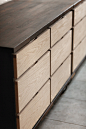 concealed hand slots on drawers