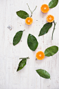 clementines and leaves | Flickr - Photo Sharing!