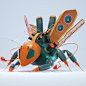 Living Thing+Technology : 3D illustration made in Spring 2018