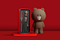 凌美 lamy 钢笔 礼盒 摄影 红色系 布朗熊