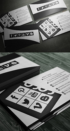 我们爱设计采集到卡片名片设计