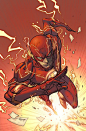 The Flash, logicfun color : Pencil by Jonboy Meyers
Digital colors