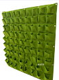 挂壁种植袋垂直花墙绿化墙花盆容器自动浇灌植物墙立体绿化生态墙-淘宝网
