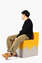 羊毛颤海绵凳~新造型新感觉| 全球最好的设计，尽在普象网 pushthink.com