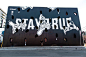 Stay True Mural on Behance