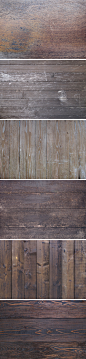 6 Vintage Wood Textures : A set of six high quality aged wood textures to use with your vintage style designs. Check out the full-size of these photos...