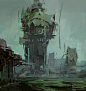 Windmill Sketches, Zac Retz : Quick / messy lunch paintings