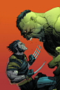 General 6000x9000 comics Marvel Comics Hulk Wolverine