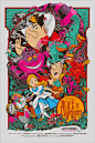 Reinvented Disney posters by Mondo-Alice in Wonderland — Designspiration