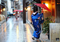 雨の宮川町一度歌舞伎の踊りを見_Japan²