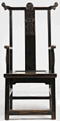 Antique Asian Furniture: Yoke Back Chair from Shanxi Province, China