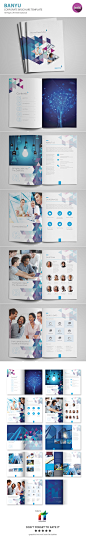 BANYU - Professional Corporate Brochure Templates  : BANYU – Professional corporate brochure templates is perfectly match for any business related to services or project based. Triangle shape used to represent current trend shape and look forward. This t