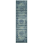 Safavieh Vintage Oriental Turquoise Distressed Silky Viscose Runner Rug - 2'2 x 12' (VTG112-2220-212)