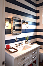 Nautical Bathroom by Melanie Roy Design