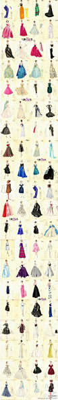 我为搭配狂：80条华丽丽的裙子手绘，你最喜欢哪一条？