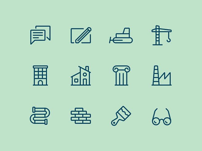 Free building icons