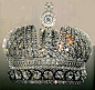皇冠，权杖和其他皇家珍品
俄罗斯女皇加冕皇冠，完全的钻石