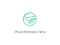 Physiotherapie Valve 叶 logo 标志
