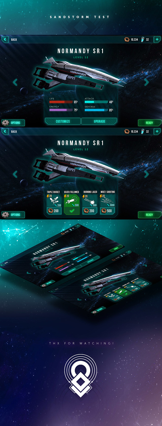 SCI-FI UI Styles - G...