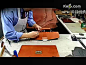 登喜路皮箱的制作过程 纯手工制作工艺 皮包经典漂亮 技术高手 在线观看 - 酷6视频 #手工# #服饰# #皮艺# #教程#
