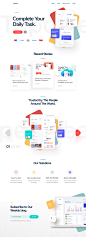 Mobile app landing page designv2 2x